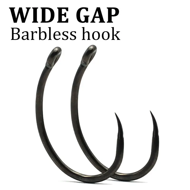 30 шт. рыболовные крючки из высокоуглеродистой стали с ПТФЭ покрытием | Спорт и