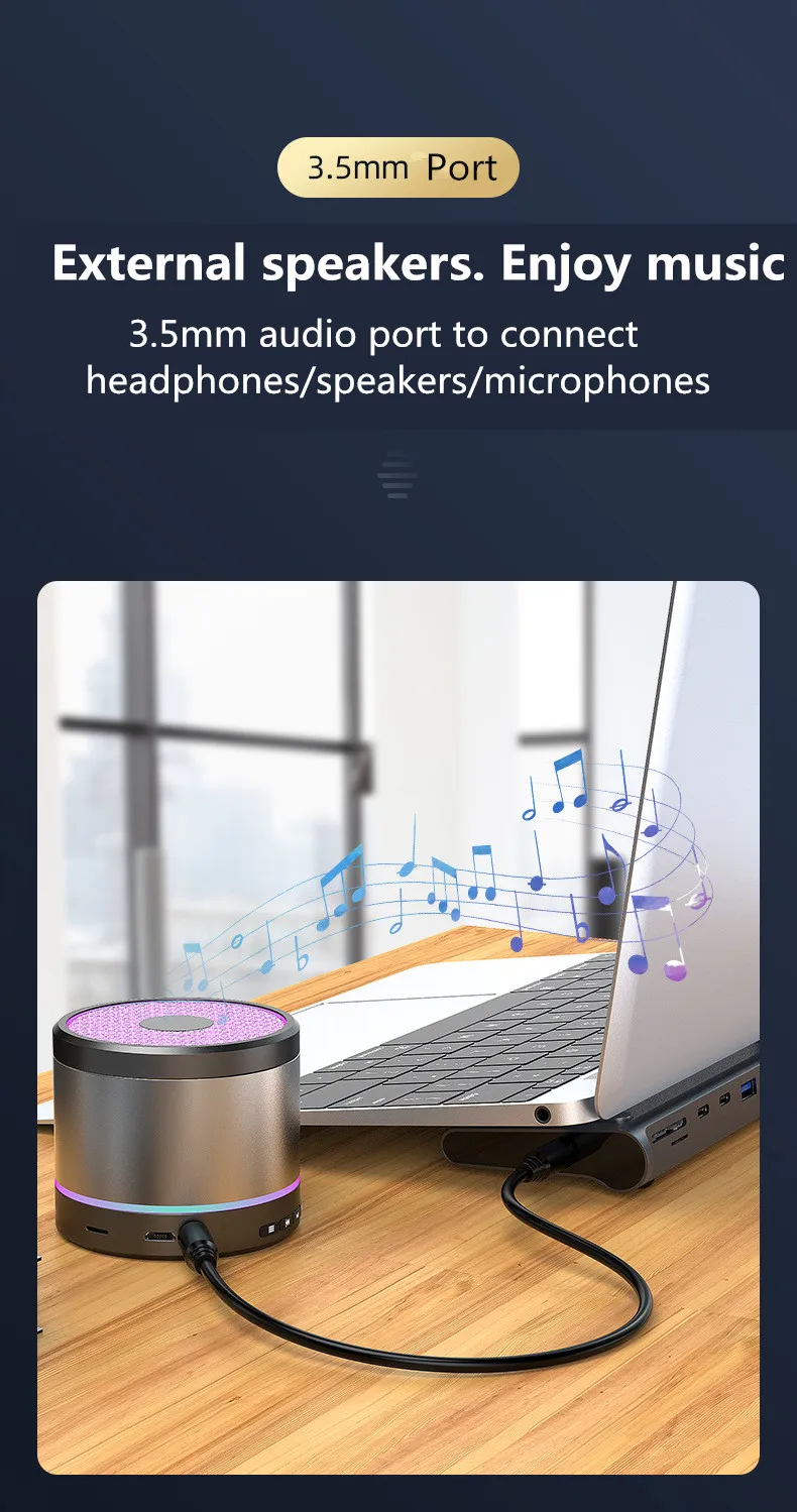S SKYEE 12 в 1 концентратор USB Type C к HDMI RJ45 мульти USB3.0 Мощность адаптер для MacBook Pro Air док-станция для 3 Порты и разъёмы концентратор разделен