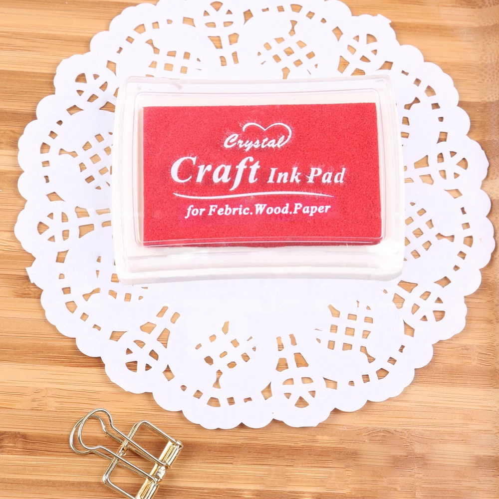 Ремесло чернил Pad DIY Печать Inkpad для детей взрослых резиновых штампов бумага