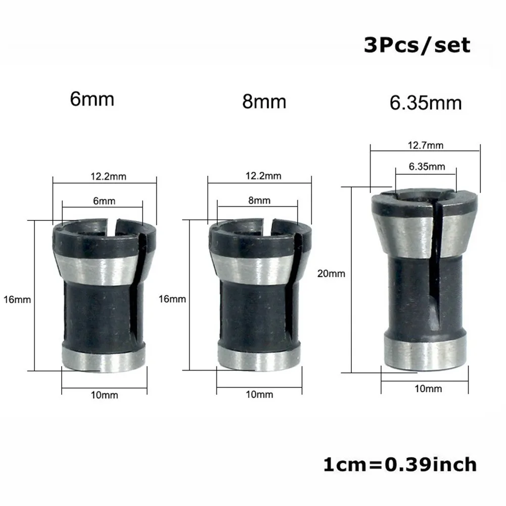 

6/ 6.35/ 8mm Shank Router Bit Extension Trimming Electric Router Milling Cutter Collet Chuck Rod Trim Molding Machine Tool