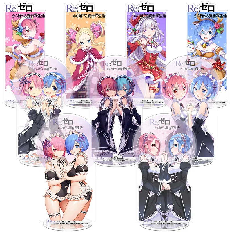 

Anime Re:Life in a different world from zero Action Figure Acrylic Standee Brianna Knickerbocker Rem doll Model Decoration L175