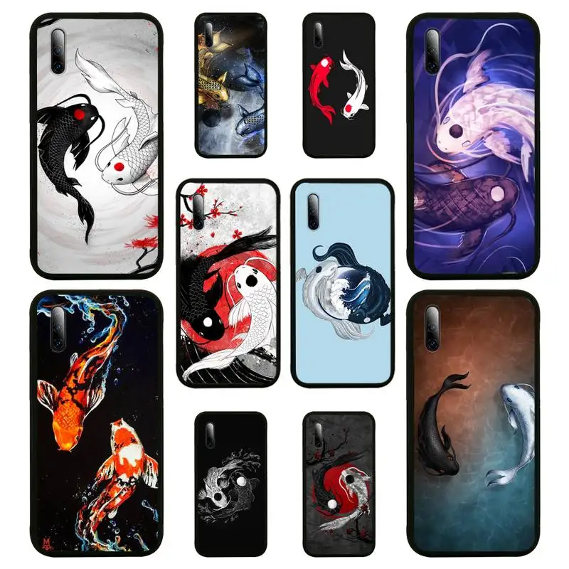 

Ying Yang Koi Fish Phone Case for Huawei nova 5 6 7 pro Y5 2019 prime 2018 Y9s Y7 nax fundas cover