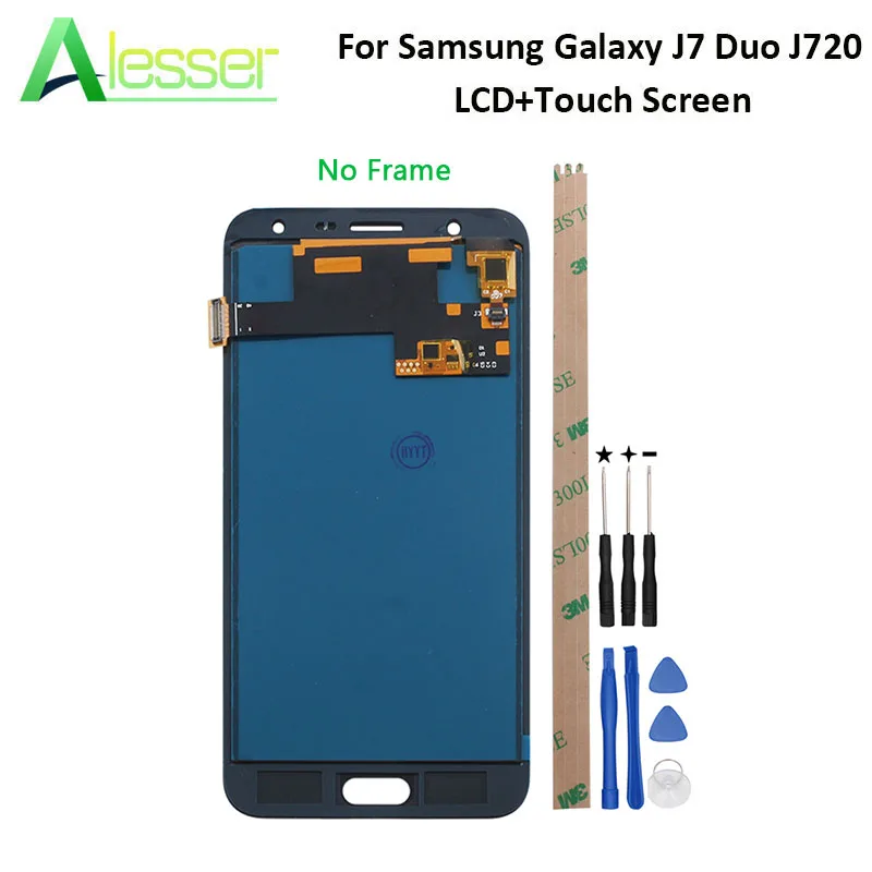 Фото Alesser для samsung Galaxy J7 Duo 2018 J720 J720F J720M ЖК дисплей и сенсорный экран дигитайзер