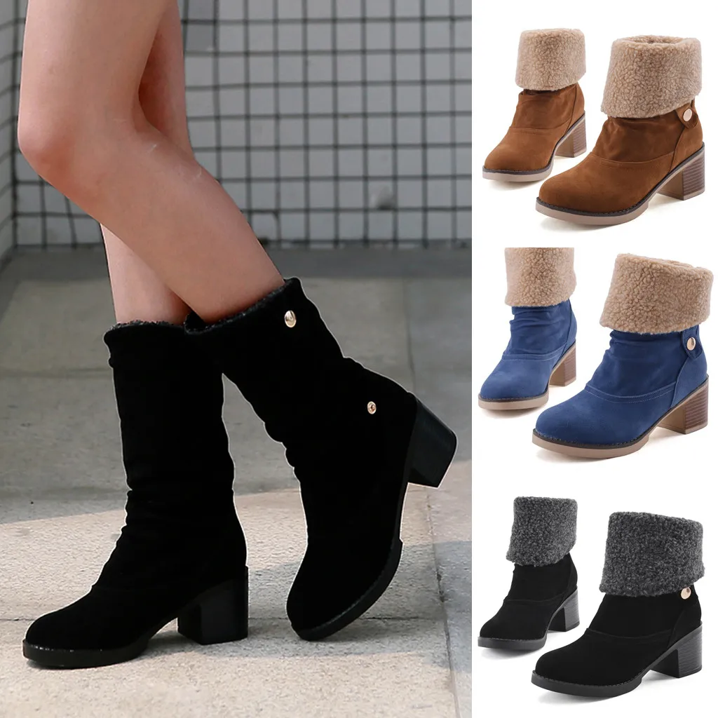 

Fashion women's cross tied warm autumn and winter solid color ankle boots belt buckle side zipper women's boots
