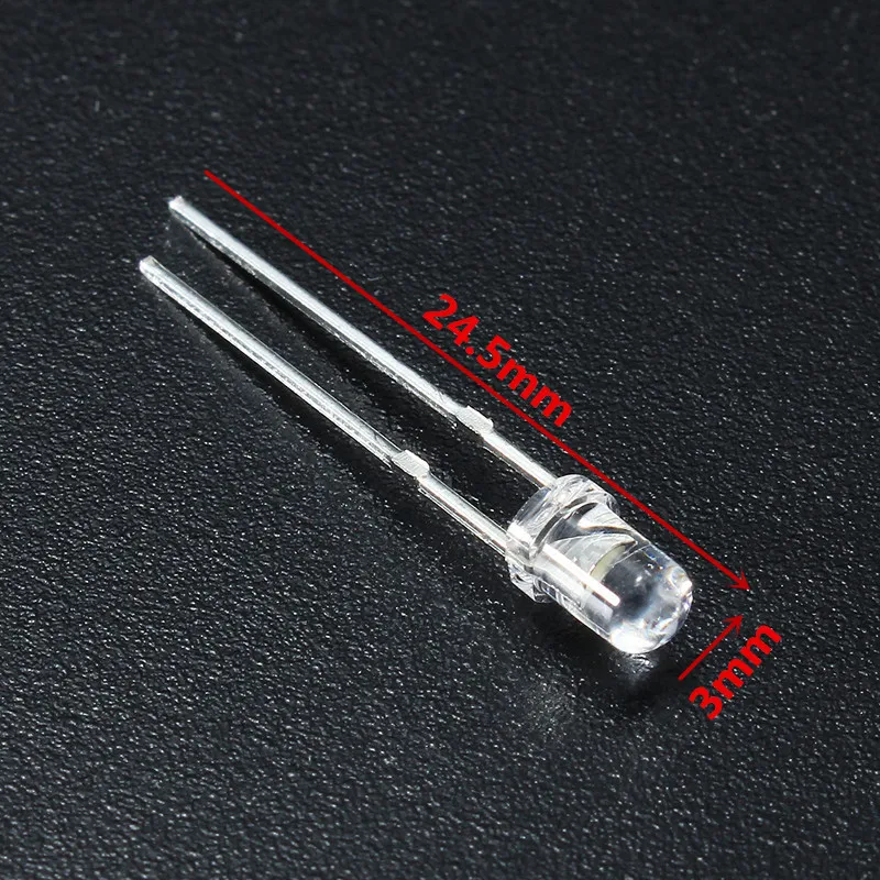 750 шт./лот 3 мм светодиодный набор диодов круглый белый желтый красный синий