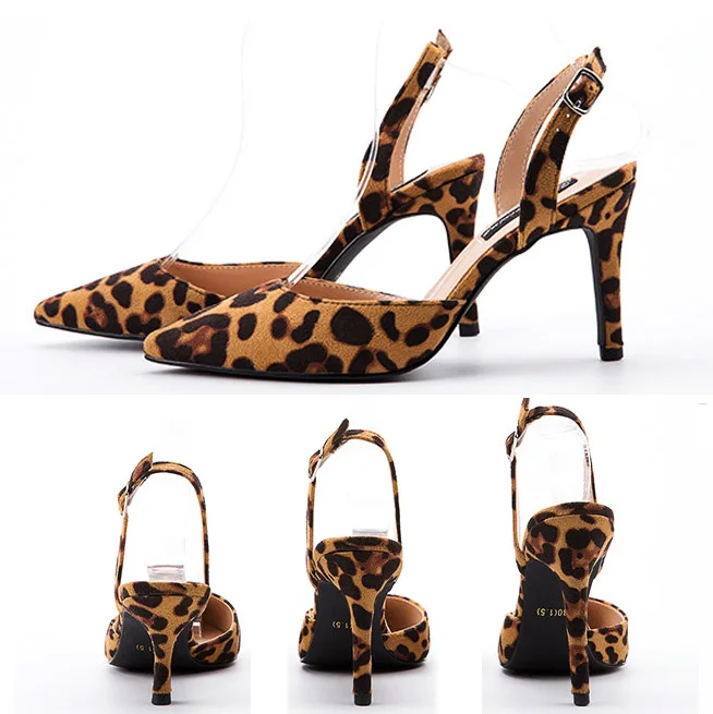 Сандалии LIHUAMAO женские на шпильке туфли лодочки с ремешком щиколотке заостренный