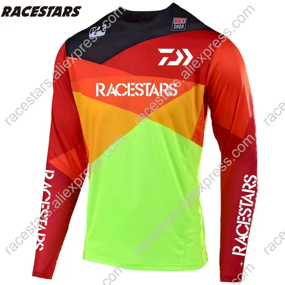Велосипедная майка RACESTARS Джерси для езды на мотоцикле или велосипеде|Майки