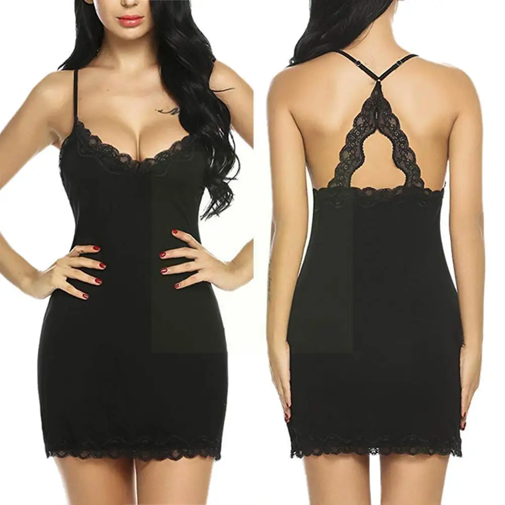 

Ladies Lingerie Sleepwear Lace Mesh Nightwear Plus C5z4 Camisole Size Clothes Sexy Indoor Soft Home Women K7q2