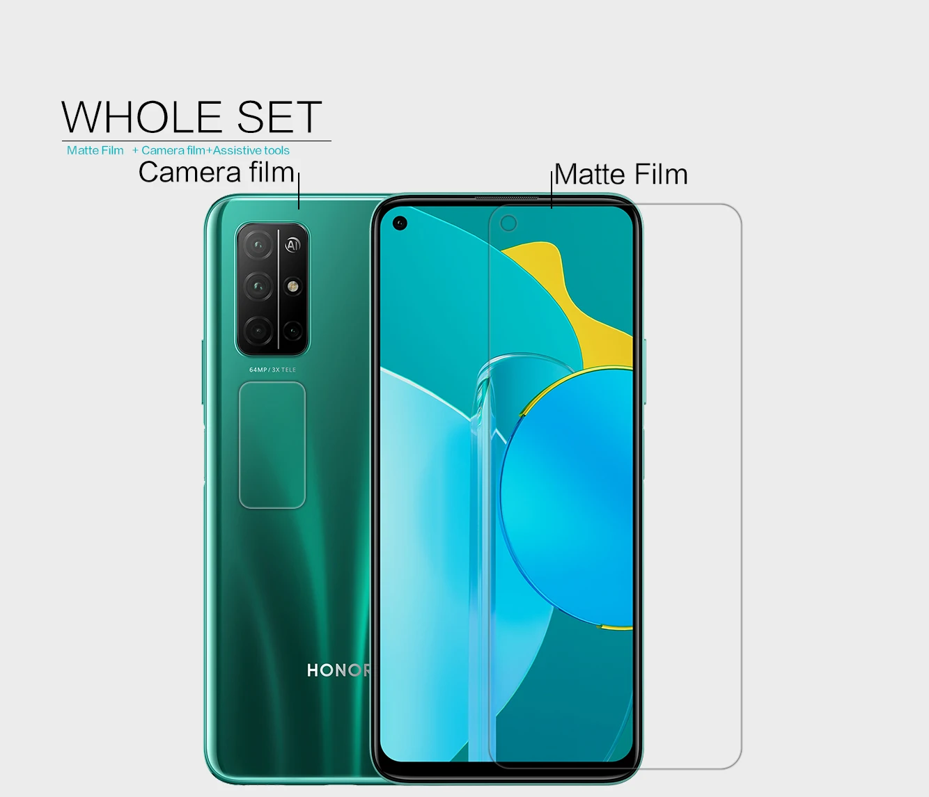Для Huawei Honor 30 30S Антибликовая Защитная пленка для экрана матовая защитная против