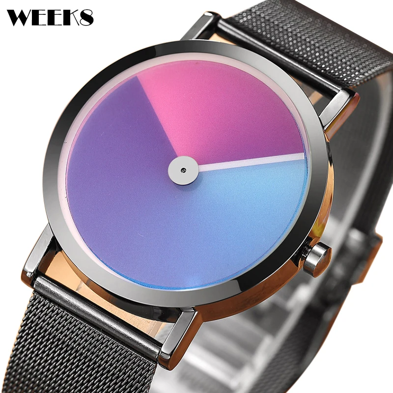 

Creative Watch for Men Turntable Dial Men Quartz Wrist Watches Minimalist Wristwatch Mens Concept Clock Male Reloj Dropshipping