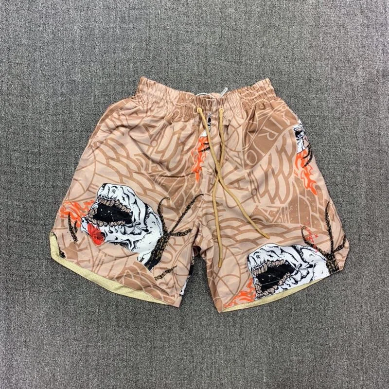 

21ss Latest Hip Hop Travis Scott Cactus Jack Pool Mesh Shorts Men Women Oversize Breechcloth Breathable Drawstring Shorts