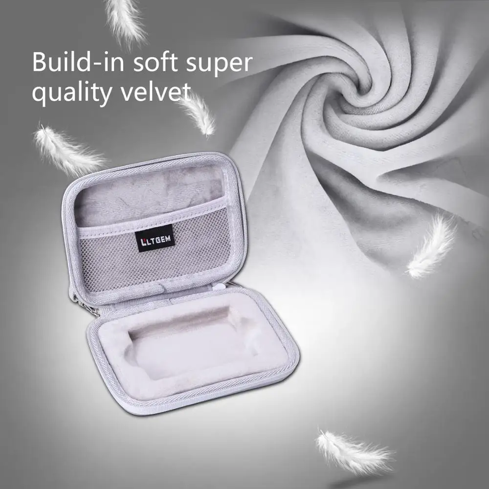 ltgem eva silver hard case for samsung t7 touch portable ssd 500gb usb 3 2（mu pc500swwsilver） free global shipping