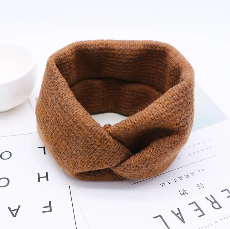 Хлопчатобумажная Женская повязкой на голову-чалмой однотонные Цвет узел