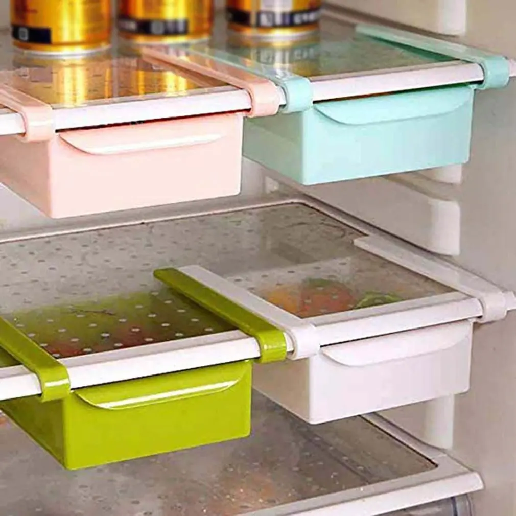 Креативная коробка для хранения холодильника полка со свежим слоем кухонные