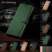 luxury leather flip case for samsung galaxy a01 a02s a11 a12 a21 a21s a31 a32 a41 a42 a51 a52 a72 a81 a91 shockproof phone cover