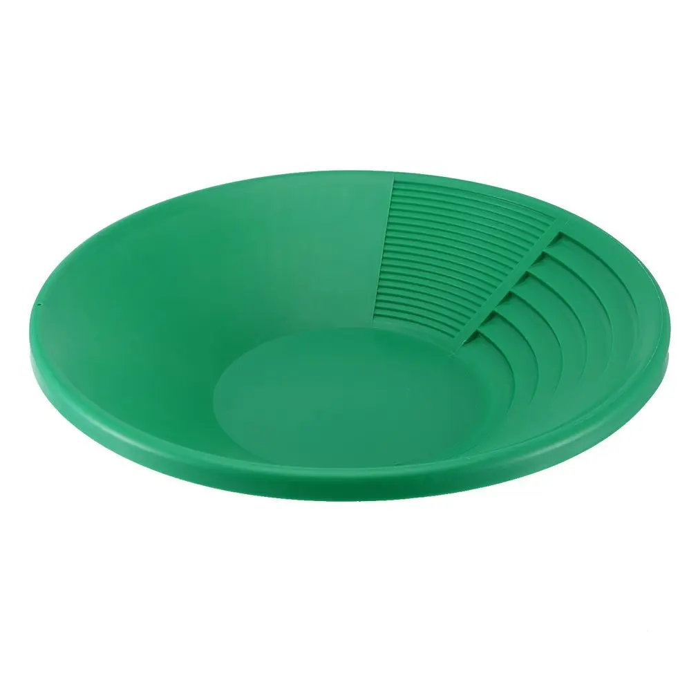 Пластик золото бассейна самородок горно Сковорода двойной ружье