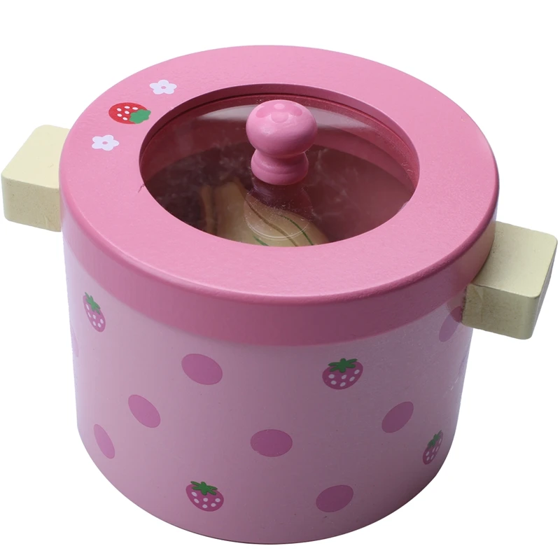 

Baby Toys Super Cute Simulation Vegetable Hot Pot Wooden Toys Play Food Prentend Play Food Set Birthday Gift