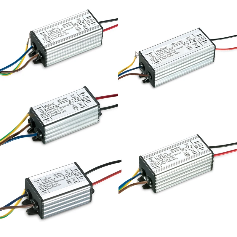 Vogliovoi Светодиодный драйвер 10W 20W 30W 50W 100W AC110 260V серебристый алюминий