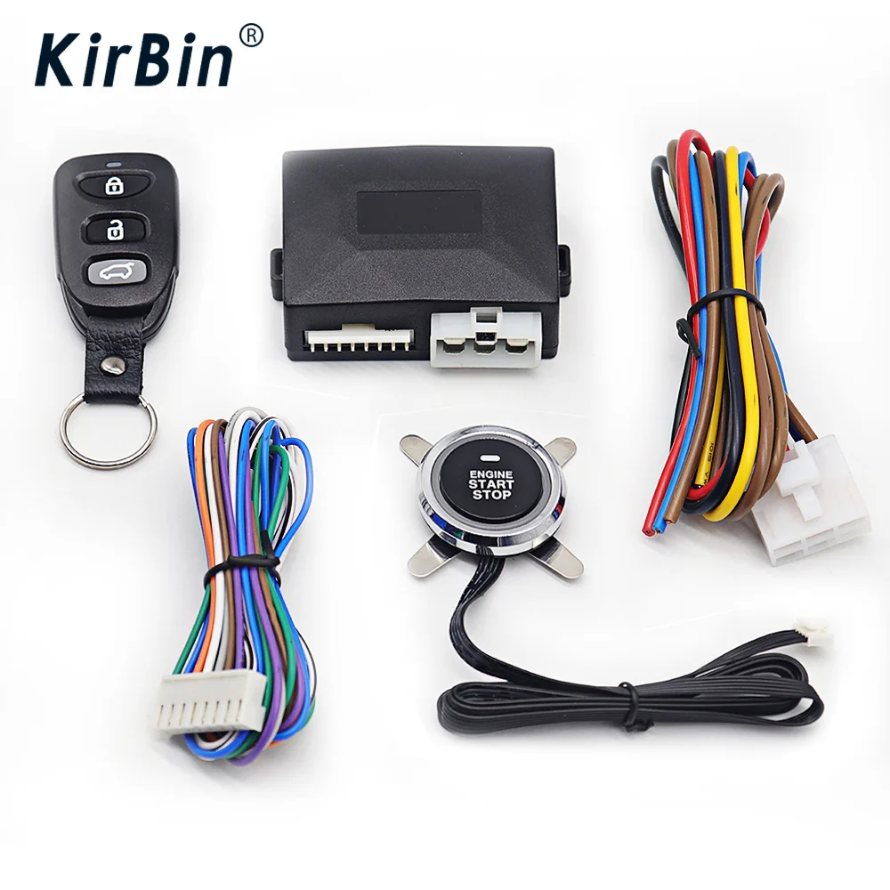 

Kirbin 12V Car Ignition System With Start Stop Button Central Locking Car Car Remote Control Bluetooth Module Central locking
