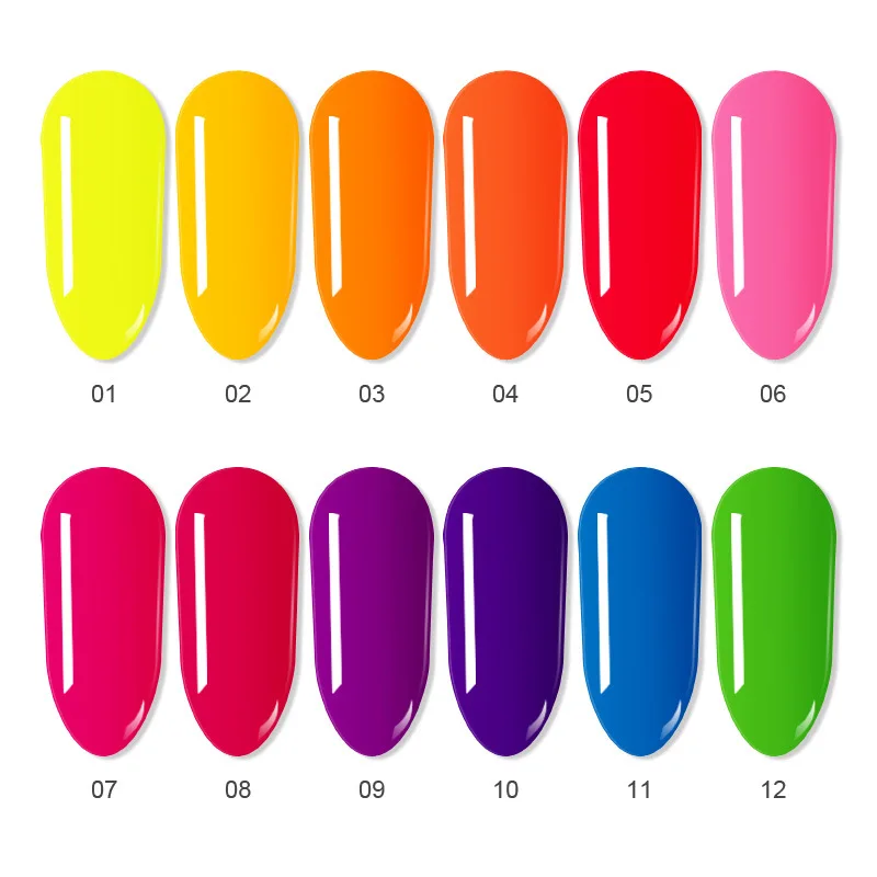 1 коробка флуоресцентный Пигментный Порошок для ногтей | Красота и здоровье