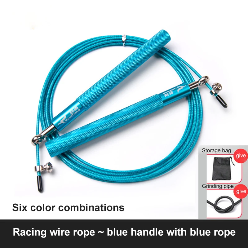 

Fitness Jump Rope Excercise Workout Light Bearing Skipping Ropes Metal Speed Crossfit Gym MMA Training Adults Child Equipment