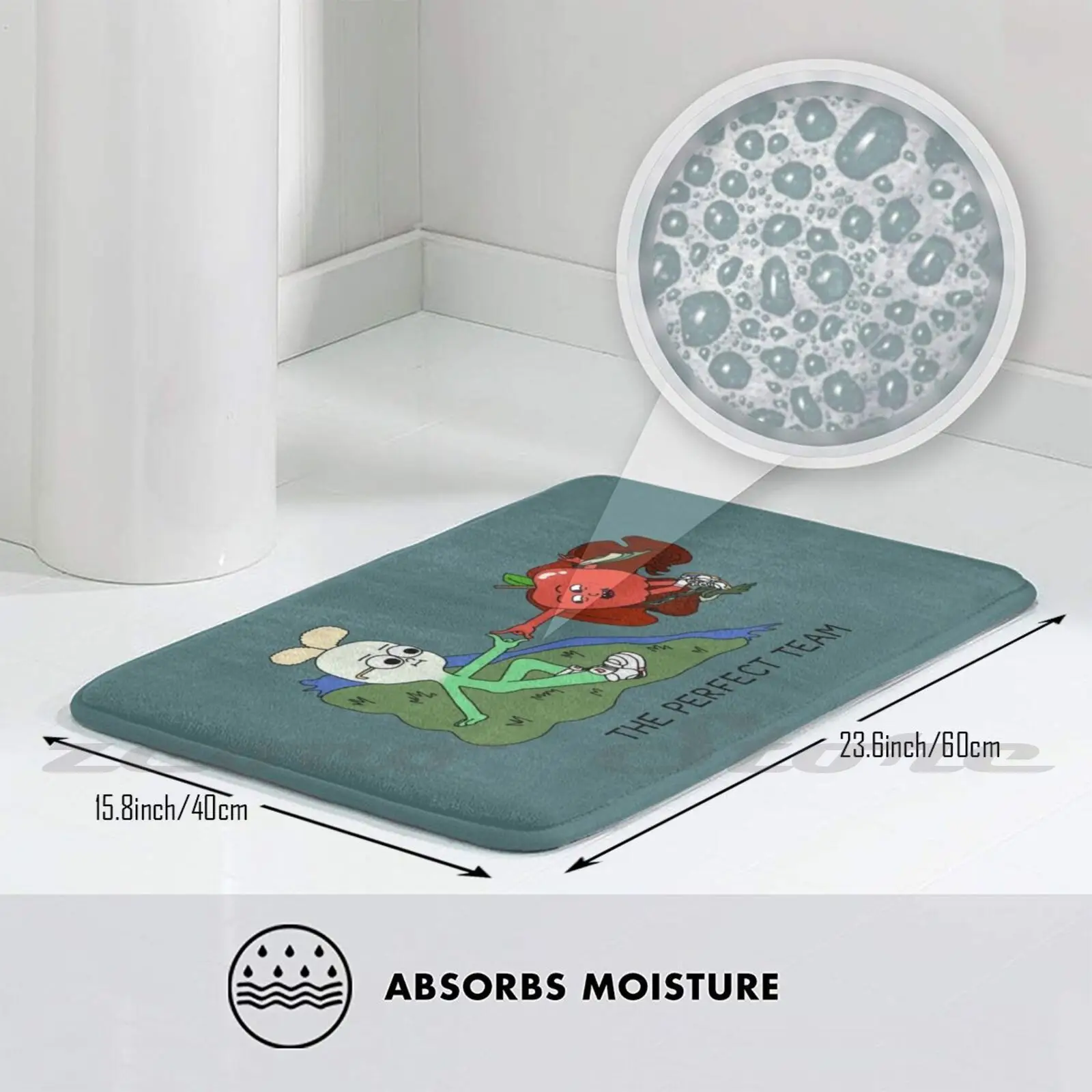 Идеальная команда мягкий нескользящий коврик подушка и лук из мультфильма | Дом