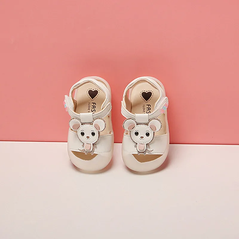 AOGT 2020 новые детские сандалии для девочек милые Мультяшные принцессы детская