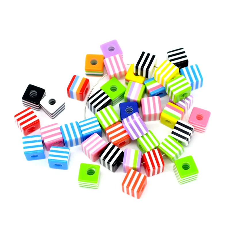 Бусины-подвески квадратные 10 мм 50 шт. | Украшения и аксессуары