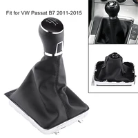 5 6 speed mt gear shift collar with shift stick knob dust cover shift lever kit for passat b6 b7