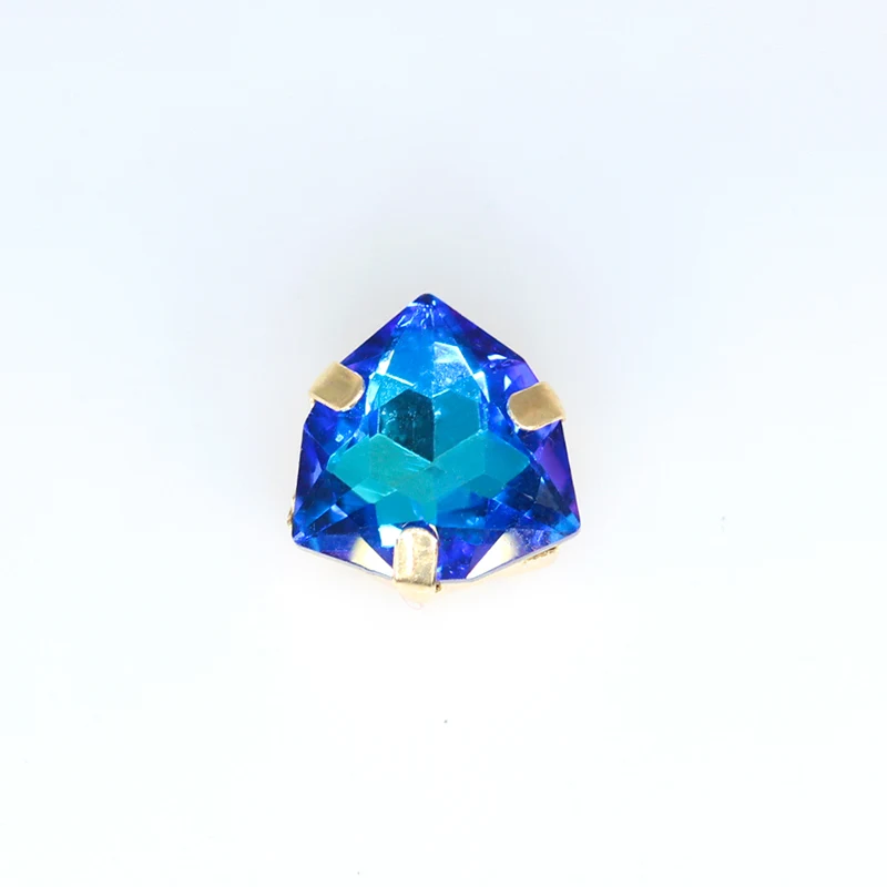 12mm blue flame 12p многоцветный цвет пламени плоское шитье стекло, кристалл, камень пришить стразы драгоценности Позолоченные Кнопки DIY аксессуары для одежды - Цвет: 12mm blue flame