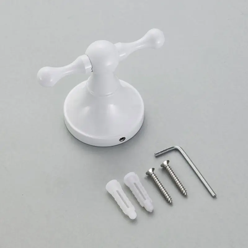 Современная круглая настенная дверь латунный крючок вешалка для полотенец и