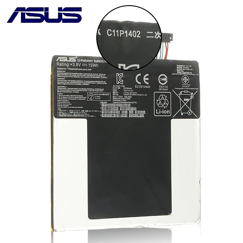 Оригинальный аккумулятор ASUS C11P1402 для Fone Pad 7 ME375C FE375 FE375CXG K019 3910 мАч высокая