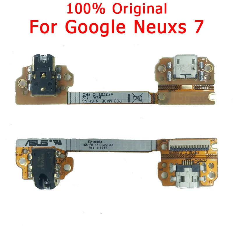 Оригинальная Гибкая плата для Google Neuxs 7 зарядный порт Nexus зарядная Плата USB разъем