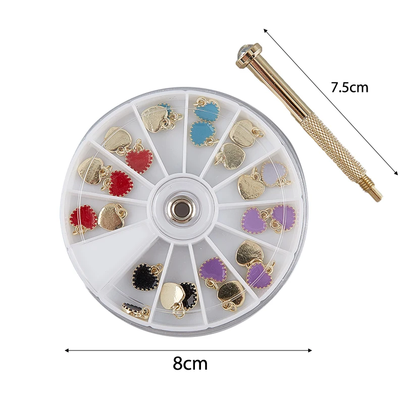 

Nail Art Hand Dangle DrillPendant Dangles Rhinestones Pearl Hole Pierce Tool