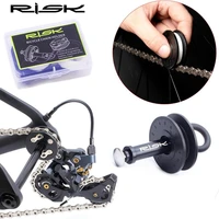 risk 2 in 1 bike chain clean keeper tool quick release lever for barrel 12mm bucket shaft bicycle chain oil tool washing holder