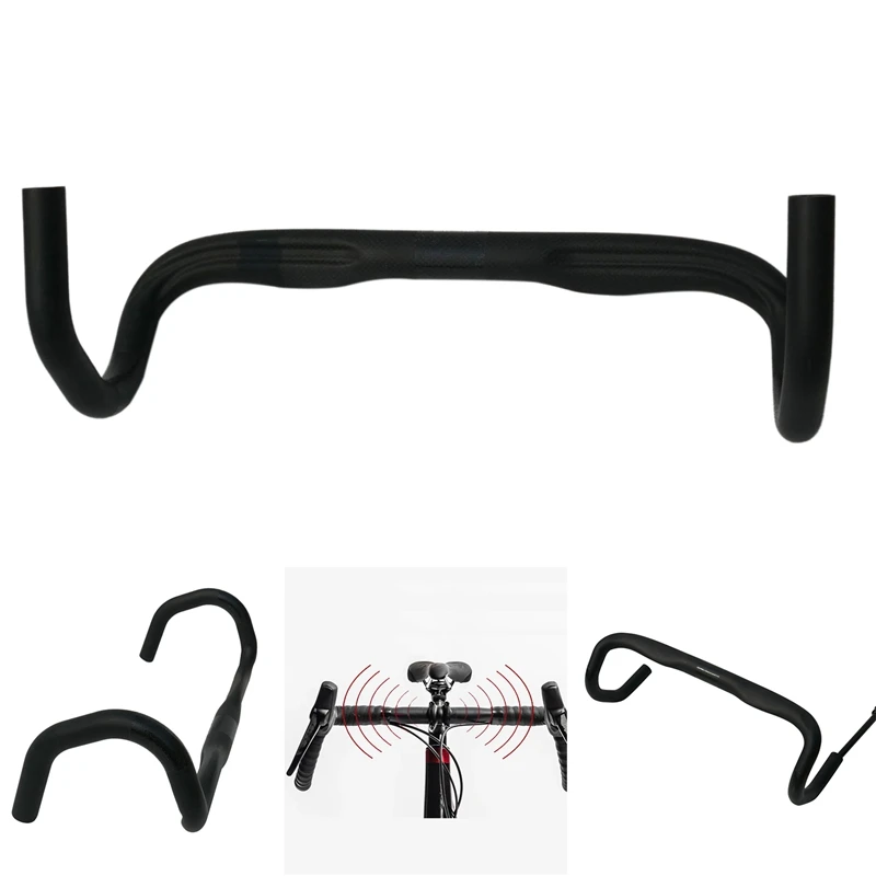 

Carbon Road Bike Handlebar Ultralight Matte Handle Bent Bars Bicycle Handlebar