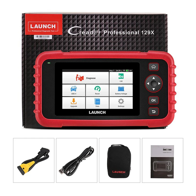 Launch X431 CRP129X OBD2 сканер ABS диагностический инструмент для масла SAS EPB TPMS сброс Creader 129X