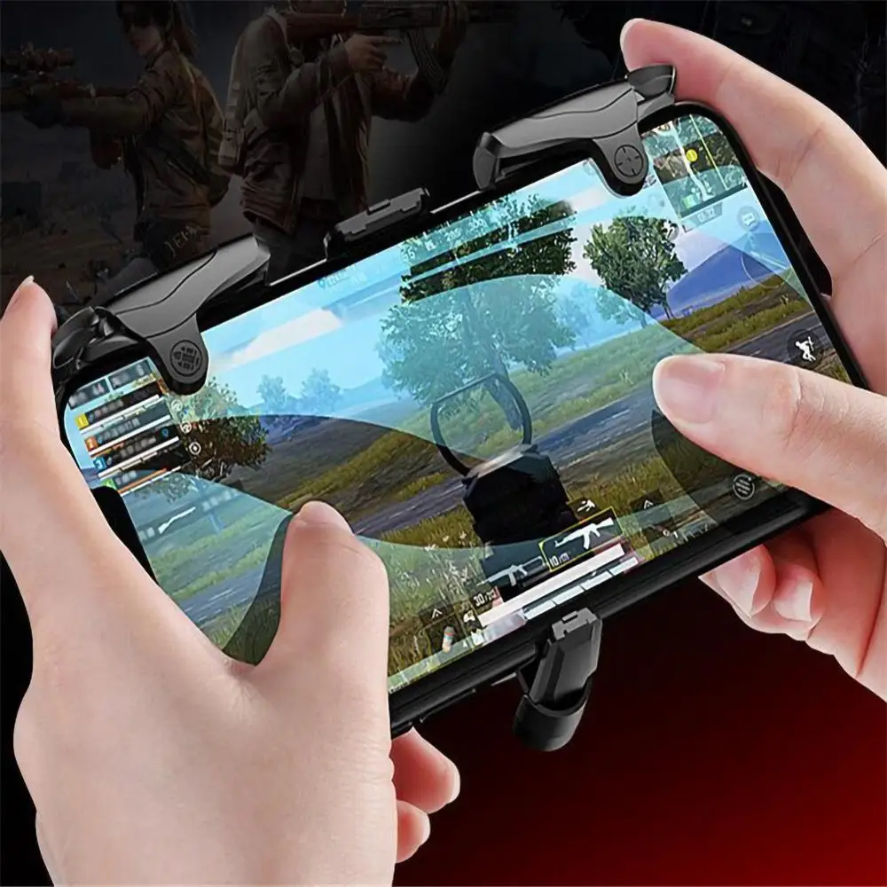 

Game Handle FOR PUGB Trigger L 1R1 Transformers Fast Shooting Button FOR PUBG Controller For Rules Of Survival