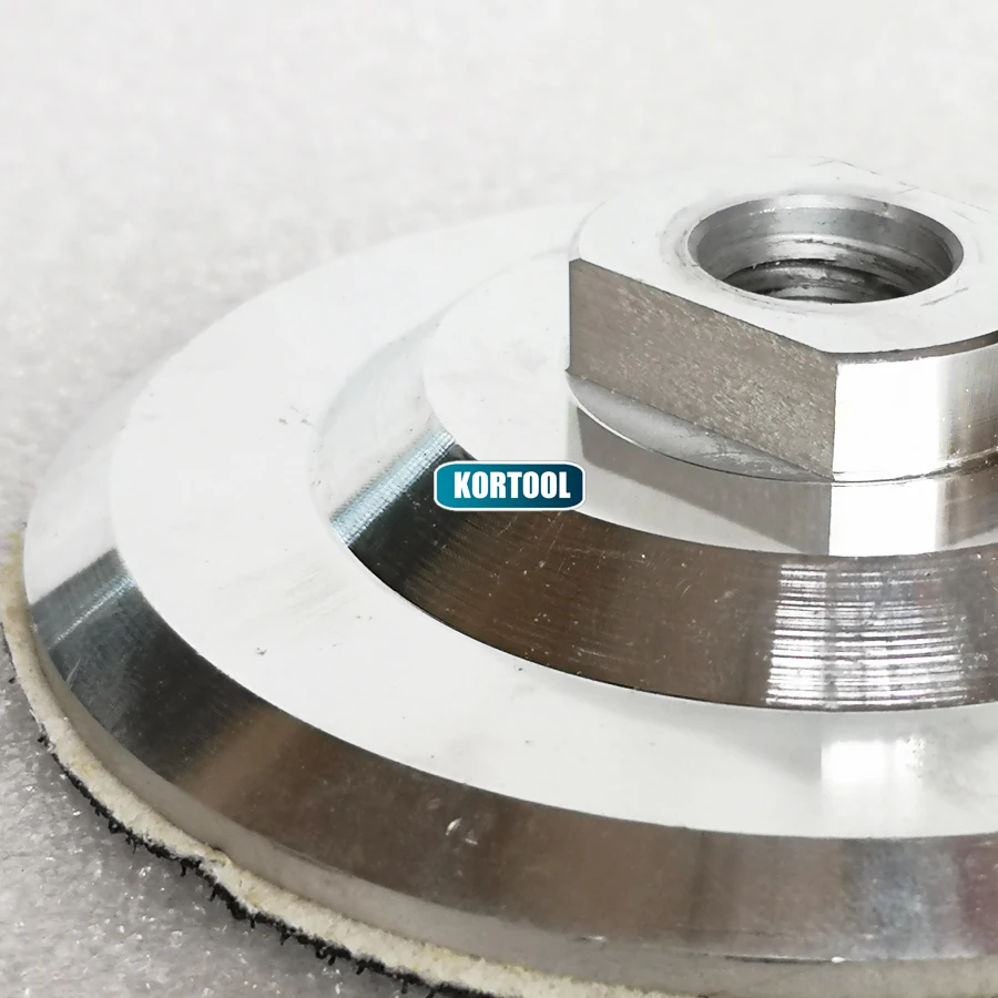 KORTOOL Aluminum Backer Pad For Diamond Polishing Based Backing Holder M14 5/8-11 Thread Angle Grinder | Инструменты