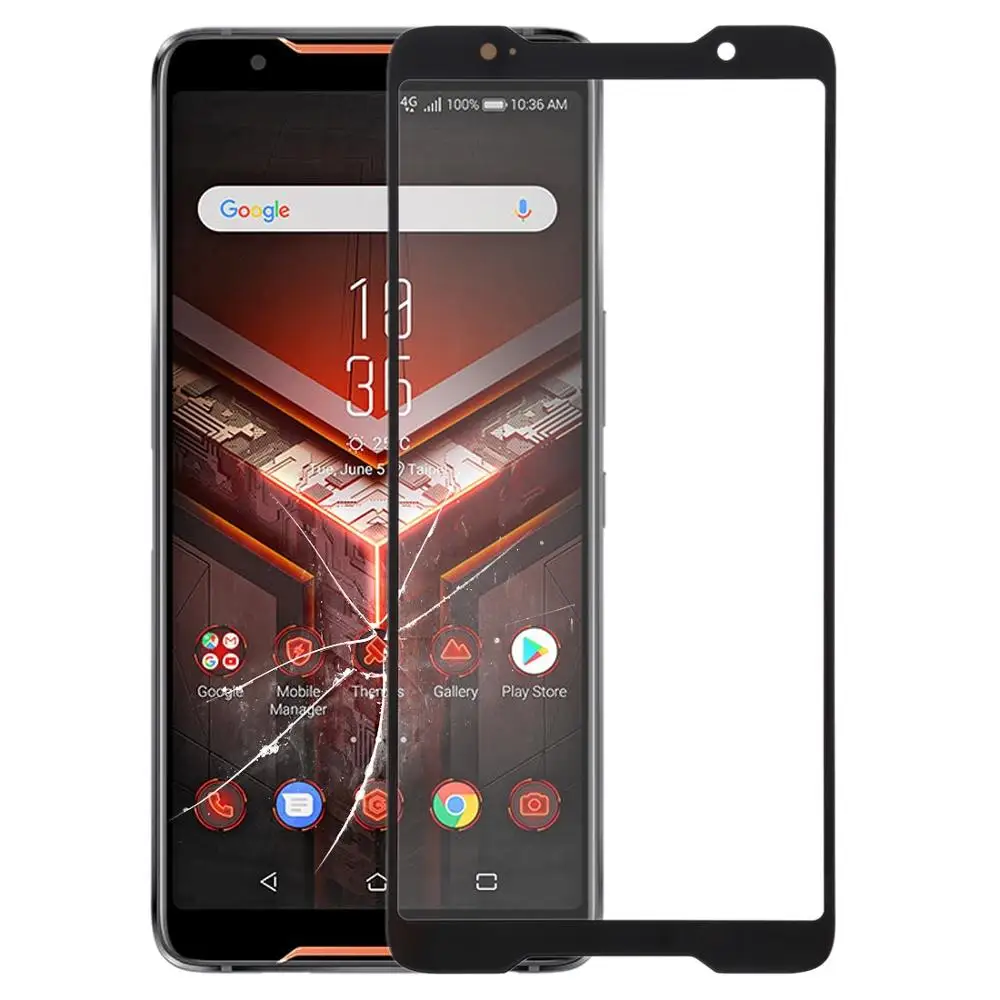 Для Asus ROG Phone / ZS600KL сенсорный экран стекло дигитайзер передняя внешняя Сенсорная