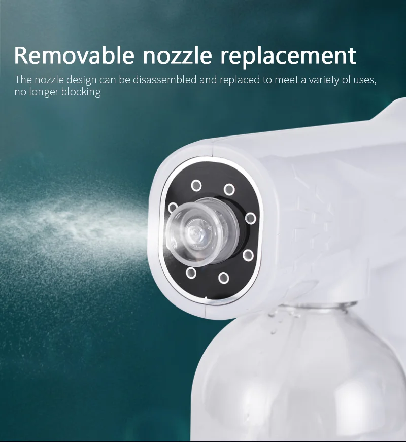 800 мл беспроводной электрический дезинфицирующий опрыскиватель синий