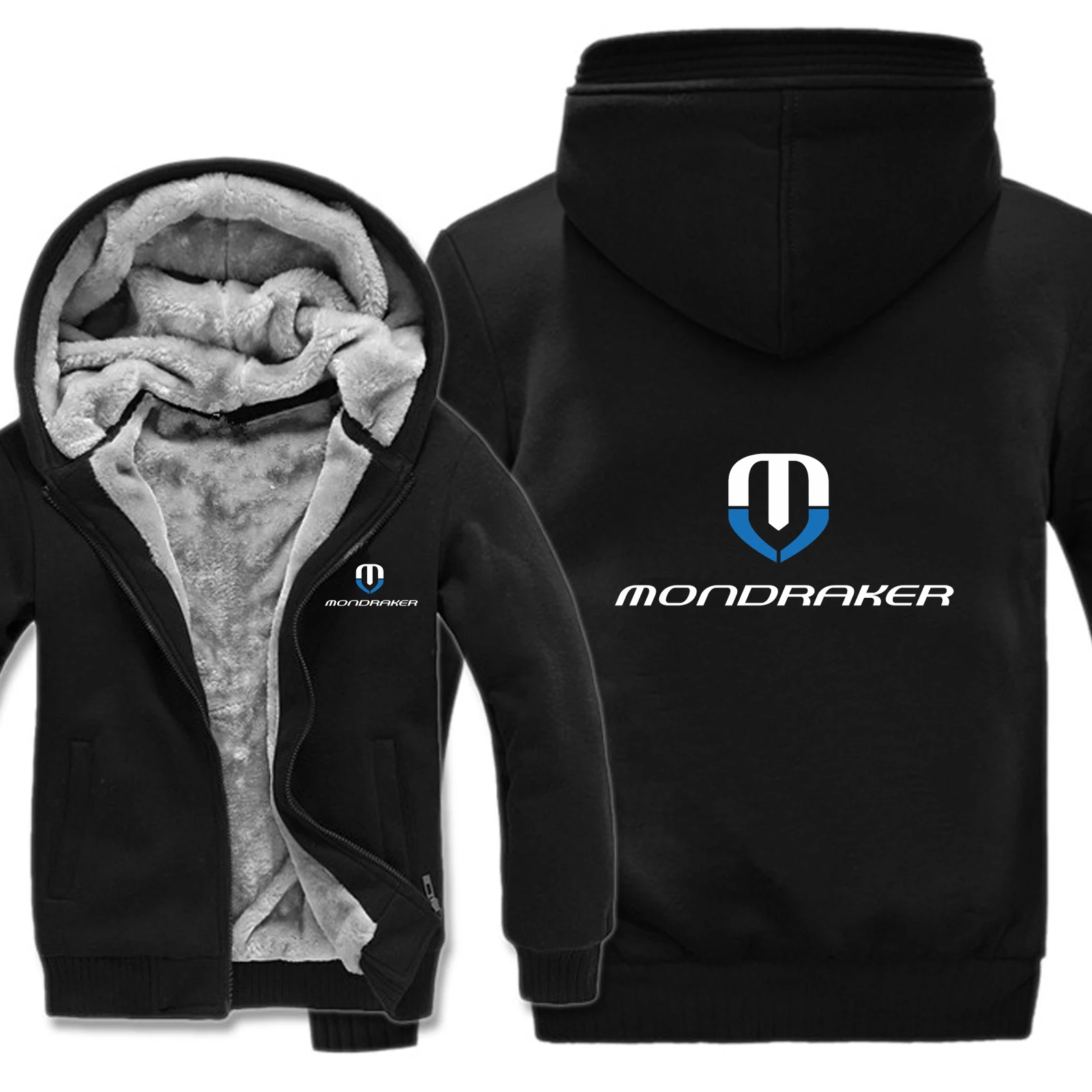 

2021 Mondraker Bikes Hoodies Mens Zipper Coat Fleece Thicken Mondraker Sweatshirt Pullover