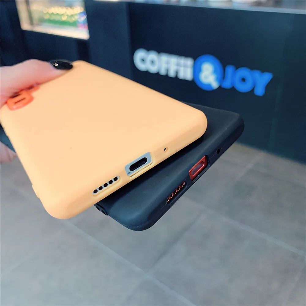 Silicon Protect Camera Phone Case For Huawei P30 Pro Mate 30 Soft TPU Candy Color Shockproof Honor 9X 20 |