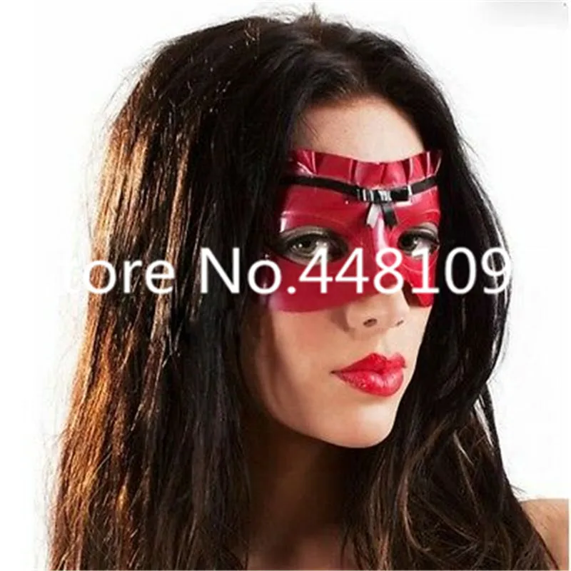 Латексная Маска резиновые сексуальные латексные маски для глаз праздничная