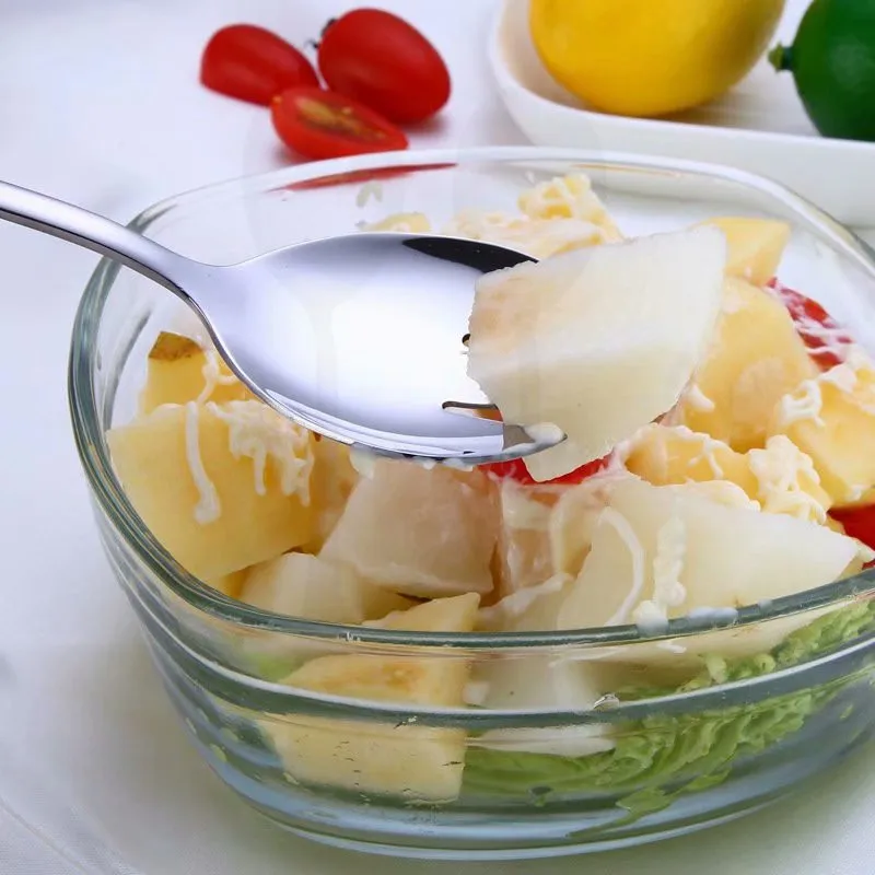 Набор золотых столовых приборов из нержавеющей стали комплект вилки и ложки для