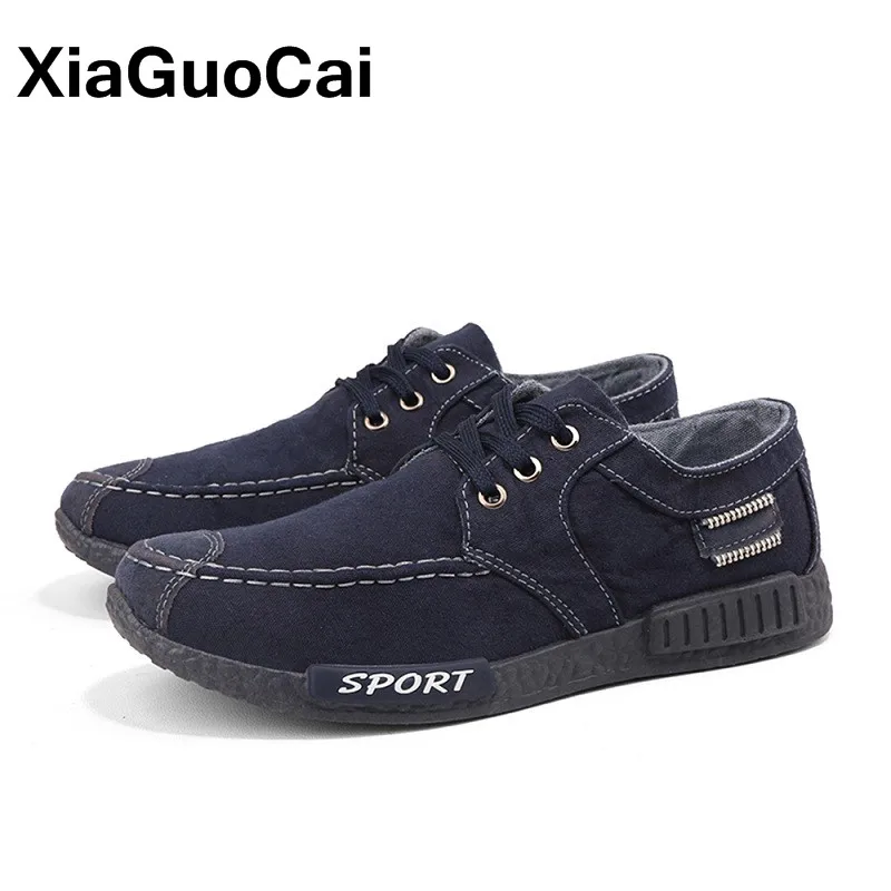 Кеды мужские из денима текстильные дышащие низкие повседневная Тканевая обувь