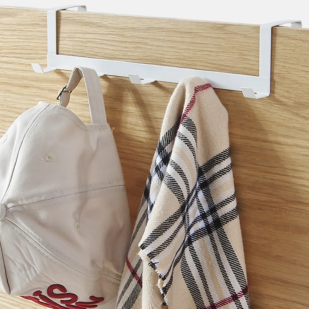 

2 Size Towel Racks Over Kitchen Cabinet Door Towel Rack Bar Hanging Holder Bathroom Shelf Rack Home Organizer Long Wall Hook