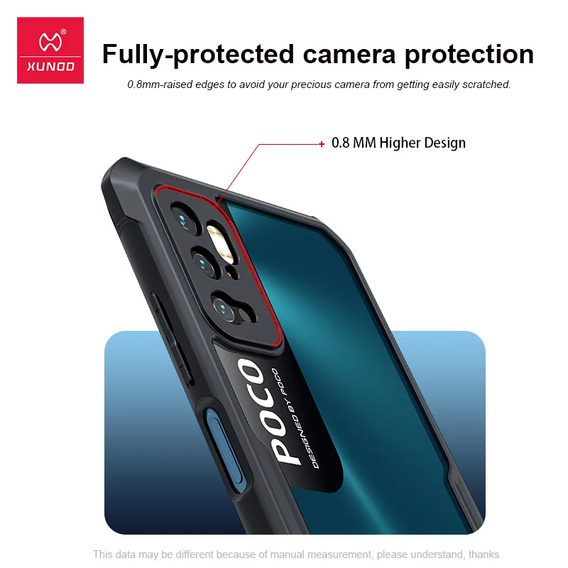 for poco m3 pro cover stand set xundd ring case for pocophone poco m3 pro x3 f3 f2 case holder transparent shockproof cover free global shipping
