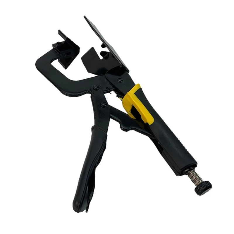 

Woodworking Oblique Hole Locator Anti-displacement Fast Fix Right Angle 90 Degree Clamp Corner Clip Hand Tool