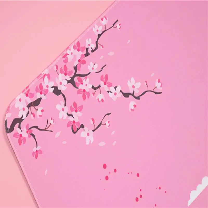 akko sakura fujisan mouse pad mat rubber non slip flat soft large mice mat for office keyboard laptop computer tablet pc gaming free global shipping